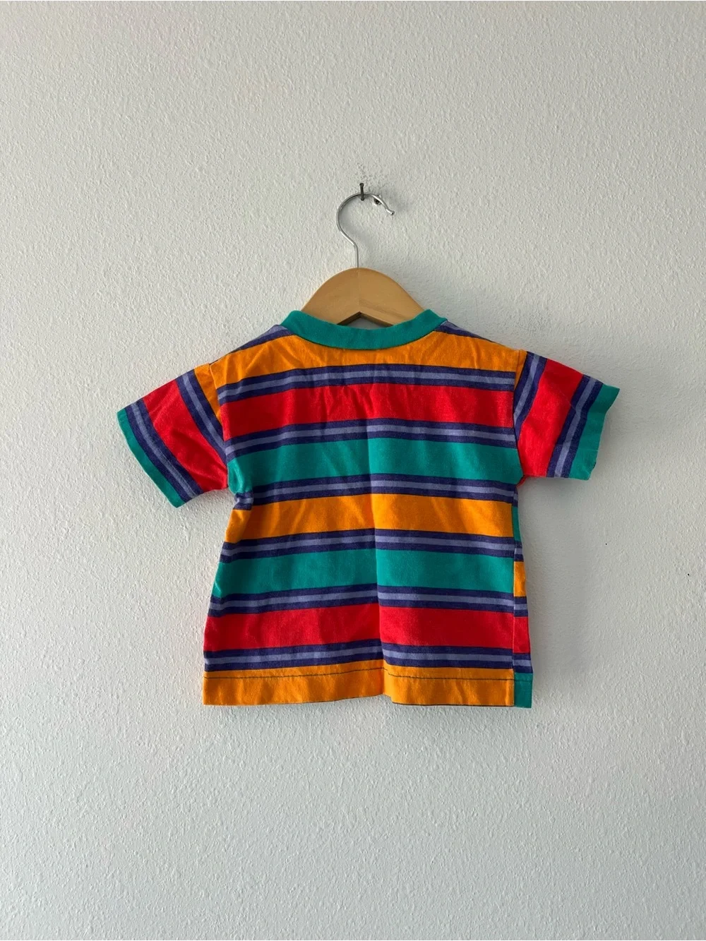 VINTAGE | McBaby Striped Cotton 90s Tee | 12 mos